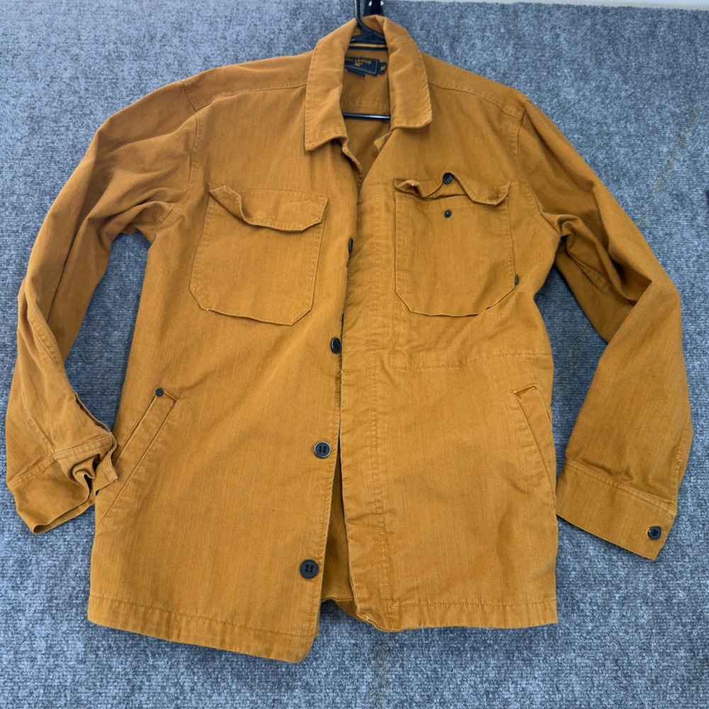 Billabong Surf Chore Jacket Ochre Mustard Yellow Brown Size XL